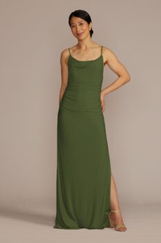 Celebrate DB Studio Ruched Jersey Spaghetti Strap — $29.88
