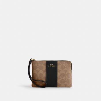 Coach Outlet Corner Zip Wristlet multi One Size female