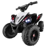 Costway - 12V Quad 4 Wheeler Ride on Toy with Music