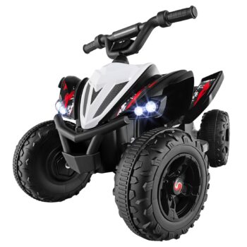 Costway - 12V Quad 4 Wheeler Ride on Toy with Music