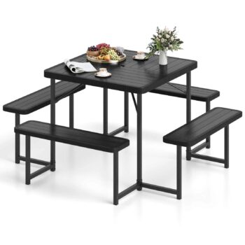 Costway - Picnic Table Bench Set for 4-8 People — $155.99