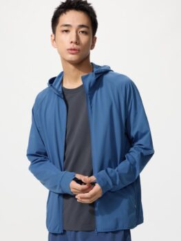 UNIQLO Men's DRY-EX UV Protection Full-Zip Hoodie with