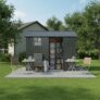 Anysun – 8×6 FT Weatherproof Galvanized Steel Shed