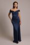 Celebrate DB Studio Sculpting Satin Cross-Front Dress