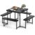 Costway – Picnic Table Bench Set for 4-8 People with Umbrella
