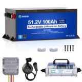 dchousepower DC HOUSE 48V 100Ah LiFePO4 Metal Case Battery