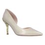 J.Renee Women’s Jeanine Patent D’Orsay Pump in Taupe