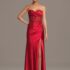 Celebrate DB Studio Sculpting Satin Cross-Front Dress