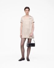 MARC JACOBS Marc Jacobs Crushed Satin Dress in Champagne