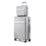 MKF Mykonos Luggage Set with a carry-on and Cosmetic Case – 2 pieces