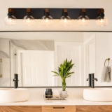RYHNUYNE – 6 Light Bathroom Vanity Light