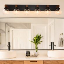 RYHNUYNE – 6 Light Bathroom Vanity Light