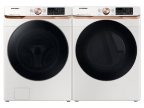 Samsung Extra Large Capacity Smart Front Load Washer and Gas Dryer Set